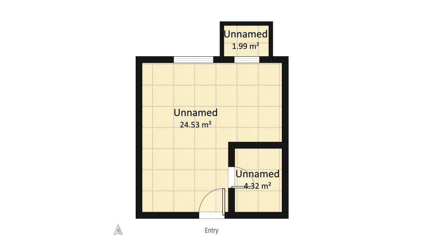 Mini Apartment floor plan 30.85