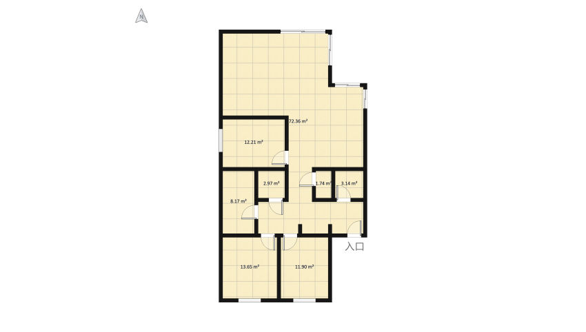 Copy of dom Radoľa- 9,5 m floor plan 142.34
