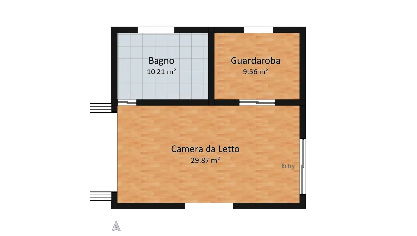 CAMERA DEI SOGNI floor plan 49.64