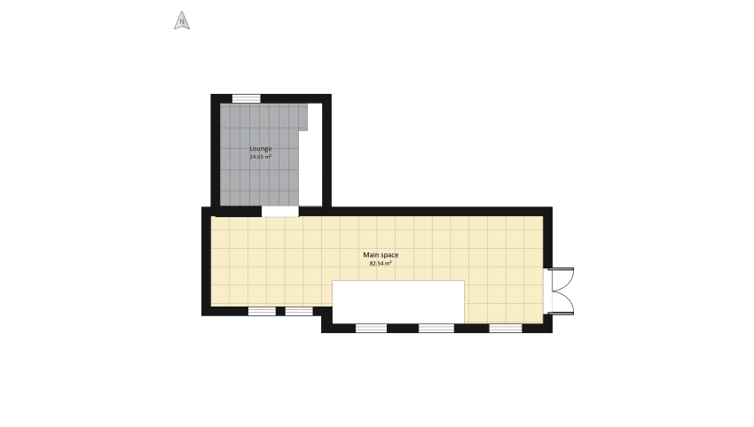 Basement floor plan 599.25