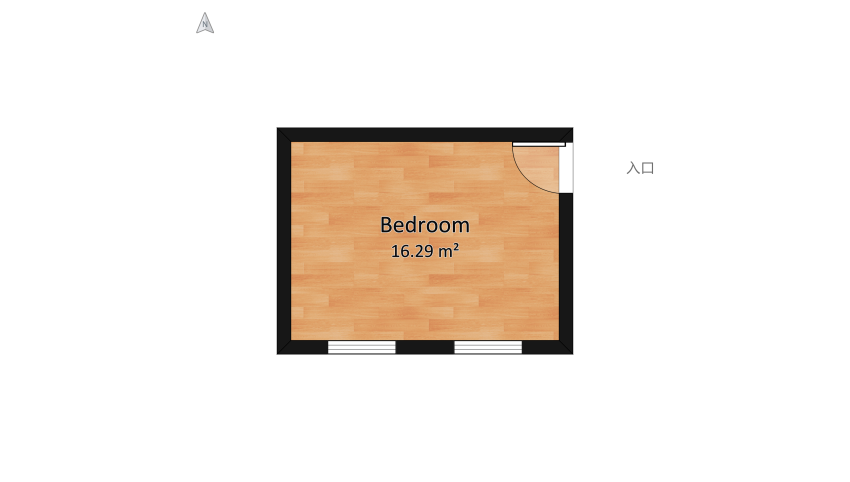 Bedroom artist floor plan 18.31