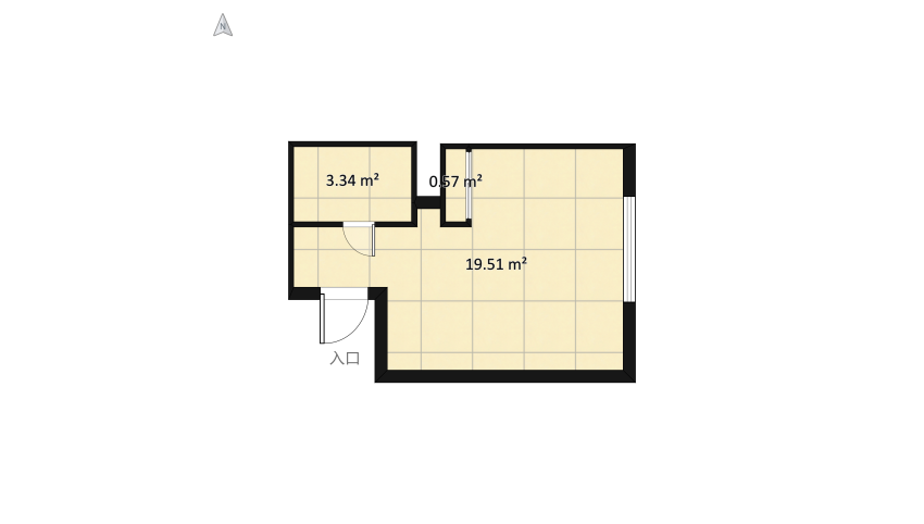 Apartment for rent floor plan 26.04