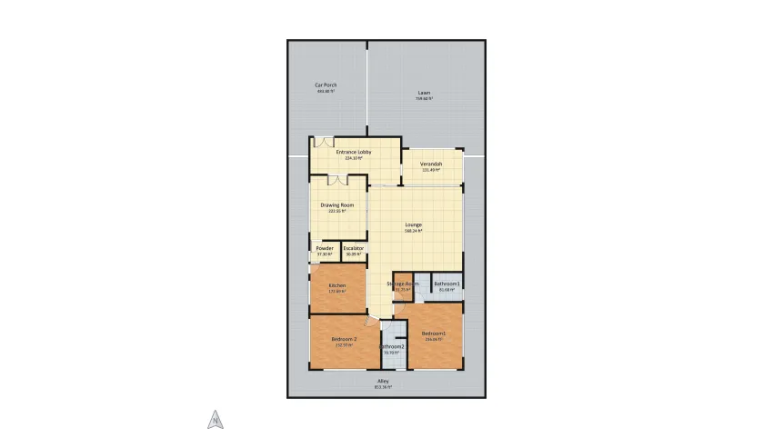 CDA F17 Housing Plan v6.2 (Two Bed) DD floor plan 384.57