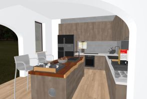 Dream Kitchen Design Rendering