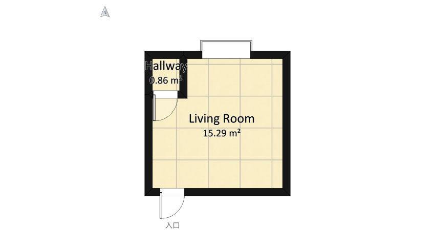 Living Room  floor plan 18.67