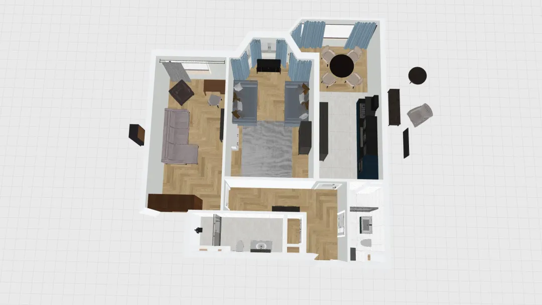 Copy of квартира 2_вариант2 3d design renderings