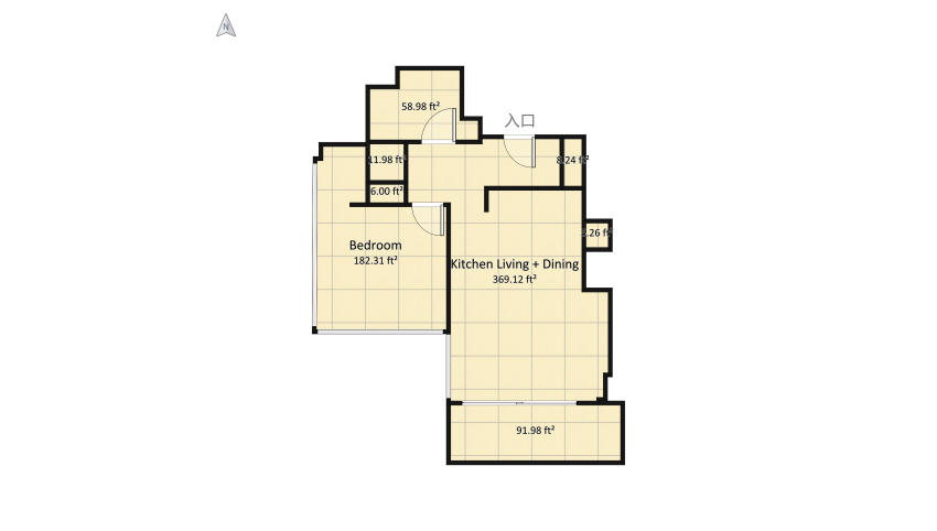Attorney's Mod Loft floor plan 74.14