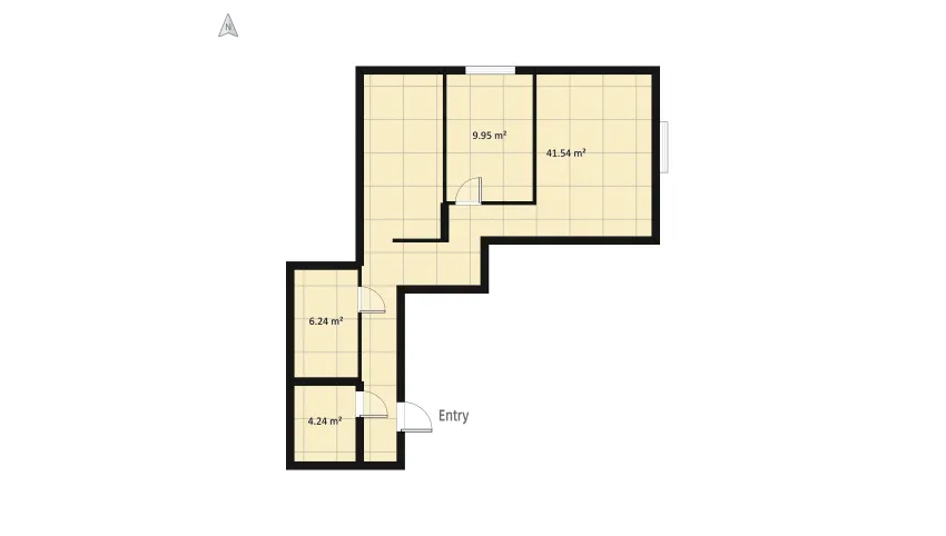 Моя квартира floor plan 73.04