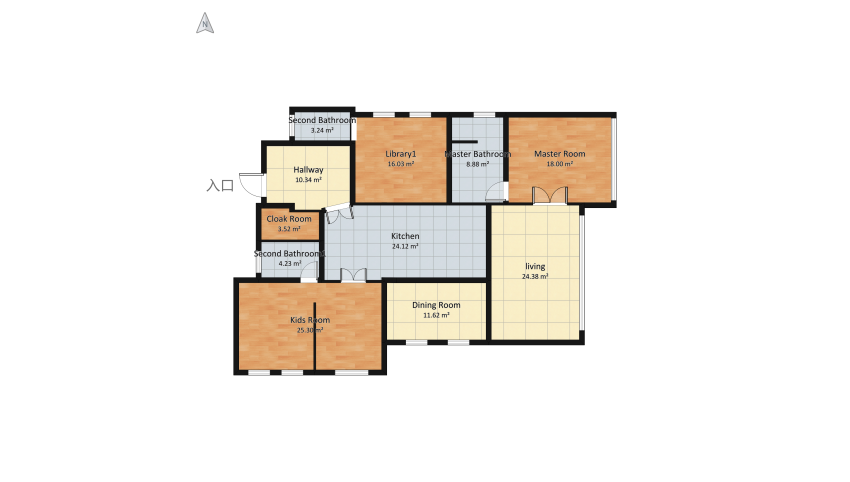 #KitchenContest Modern Elegant floor plan 167.66