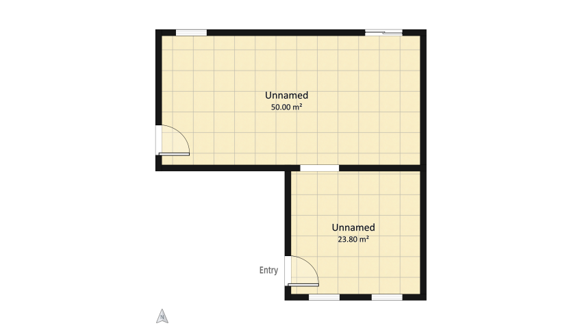 livingroom&dinningroom floor plan 73.81
