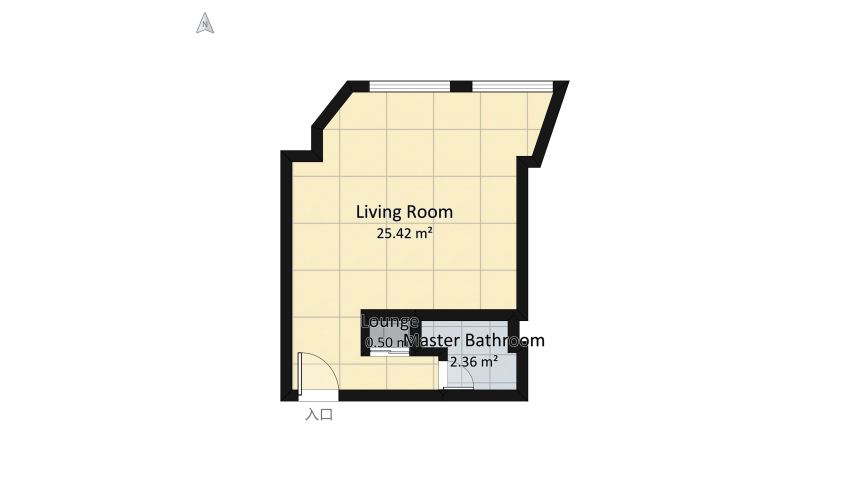 Small ＂La Rambla＂ floor plan 32.61