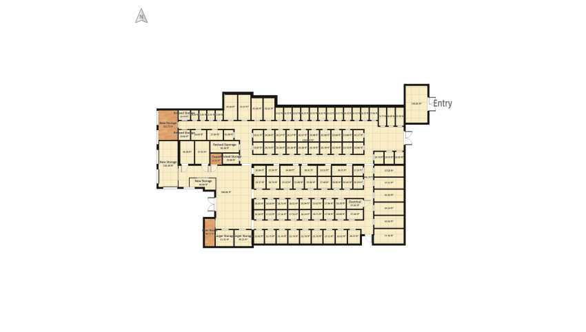 2616 Atlantic Proposed Office Floor Plan 12-5 floor plan 585.72