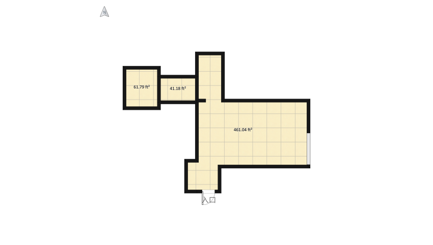 Copy of U2A2 ( My bedroom) Welcome to my home (Mark H) floor plan 76.38
