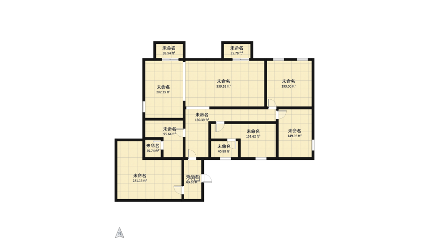 Apartment floor plan 324.63