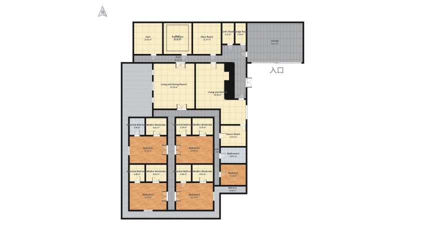 My Dream CAD House floor plan 683.53