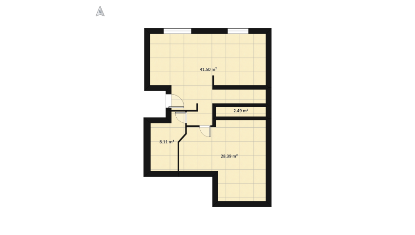 House in countryside floor plan 93.77