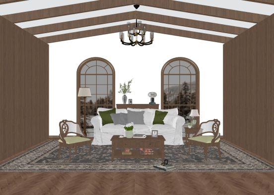6 Cozy American Style Single Room Design Design Rendering