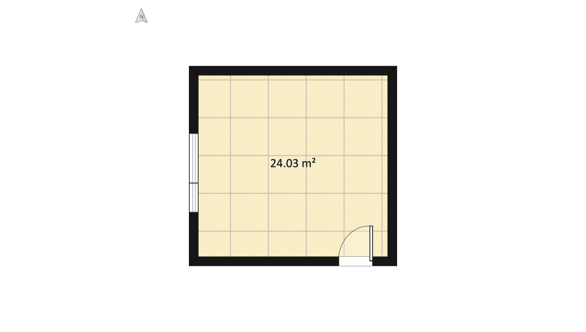 Duży pokój floor plan 26.45