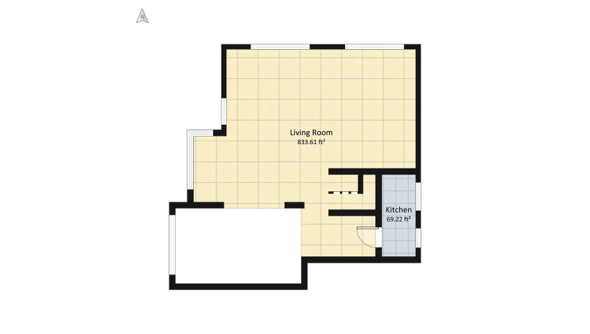 10 Sunken Ground Living Room floor plan 233