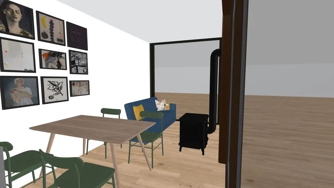 Copy of Small house 3d design renderings