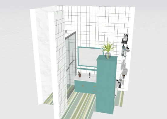 Copy of baño pasillo3 Design Rendering