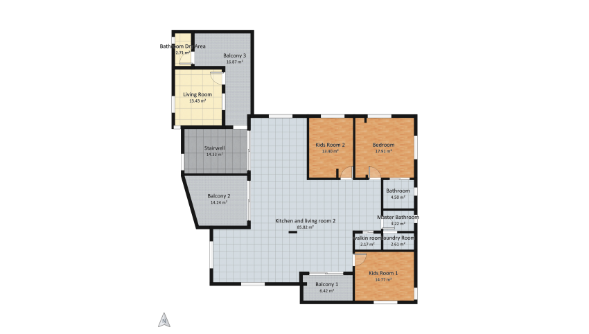 Islam's House (2nd version) lvl 2_copy floor plan 212.39