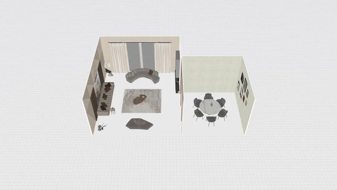living room_copy 3d design renderings