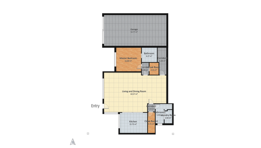 casa livello unico floor plan 262.53