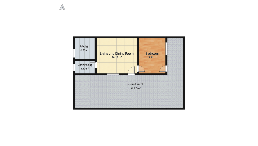 Casa Ercilia floor plan 111.35