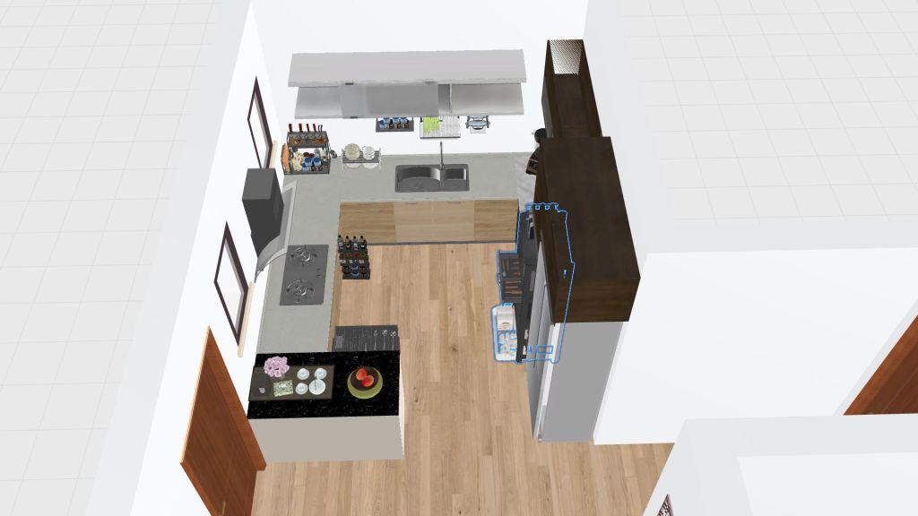 【System Auto-save】Srini Kitchen_copy 3d design renderings