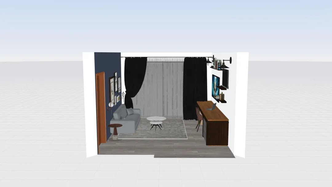 X Office 3d design renderings