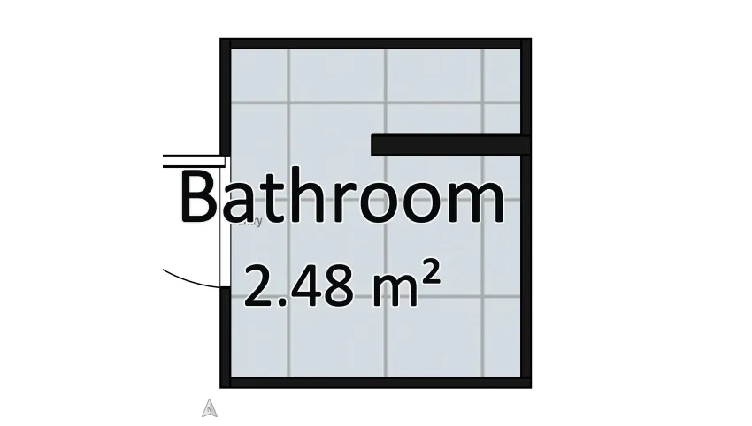 Bathroom floor plan 2.49