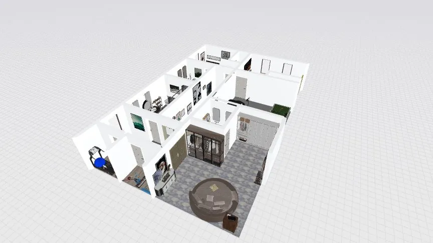 Greysen Ebert's Floor Plan 4A_copy 3d design renderings