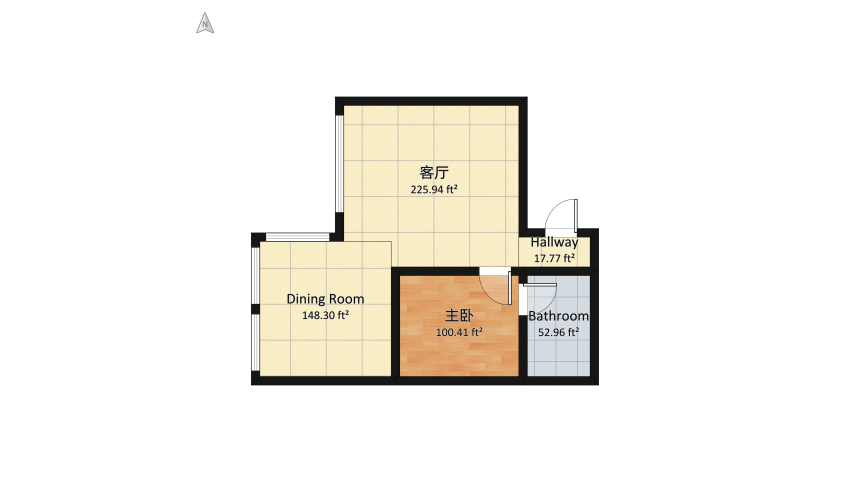 Dummy Main Apartment floor plan 57.43