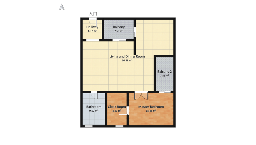 Room 4 - Natural Wood Tones floor plan 131.52