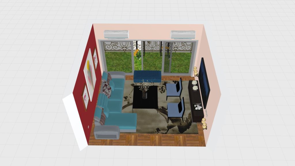 living room 3d design renderings