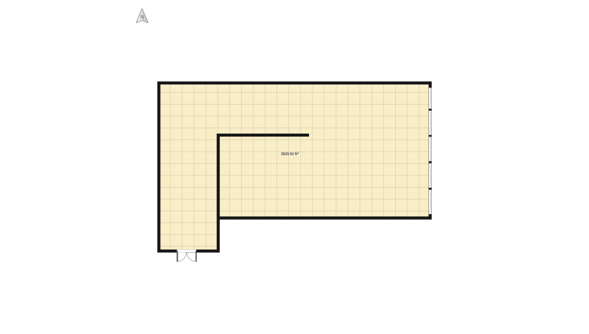 open space apartment floor plan 644.39