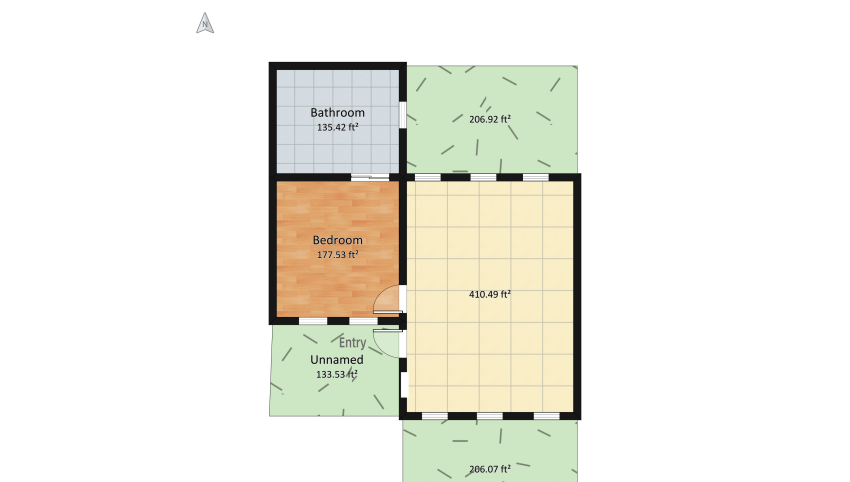 small luxury living floor plan 124.83