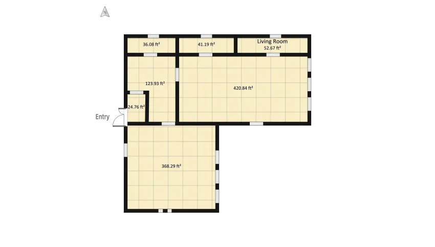 Room 2- Bold Colors and Geometry floor plan 157.33