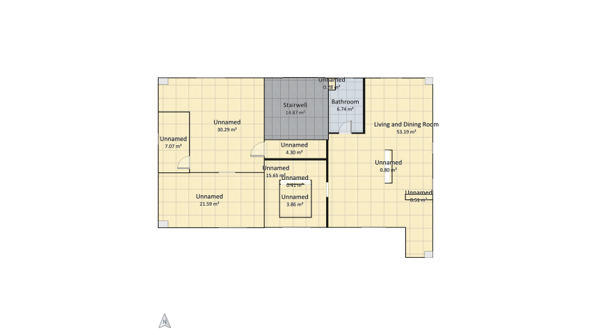 My Grey House floor plan 159.57
