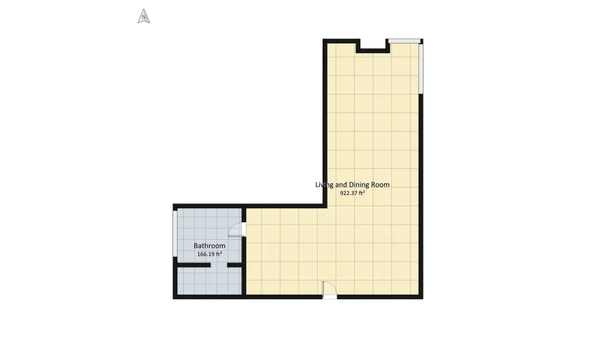 NYC Luxury Studio floor plan 109.41
