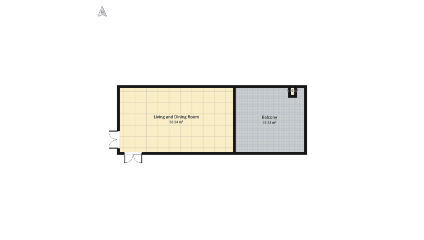 Apartamento STS floor plan 97.42