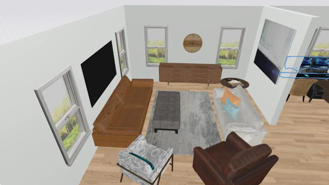 Copy of Living room 20 3d design renderings