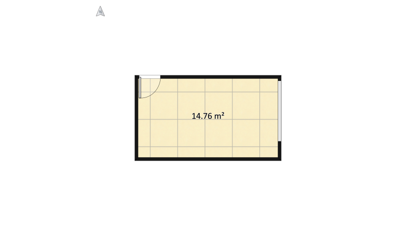 Bedroom floor plan 15.7