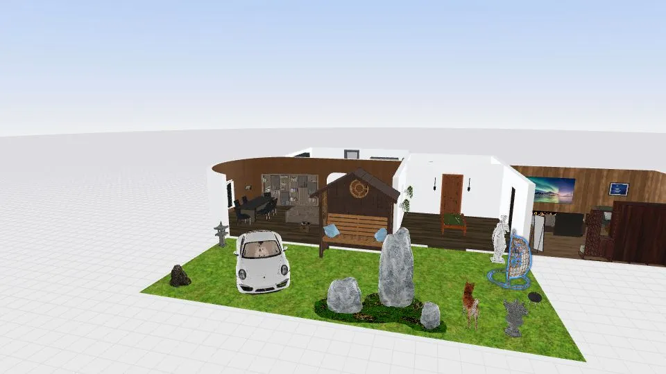 coles house 3d design renderings