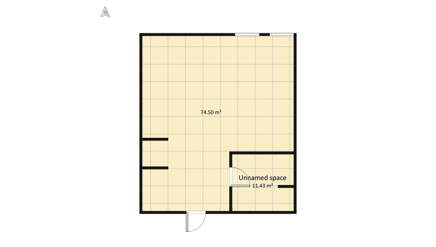 Airy Apartment floor plan 90.48