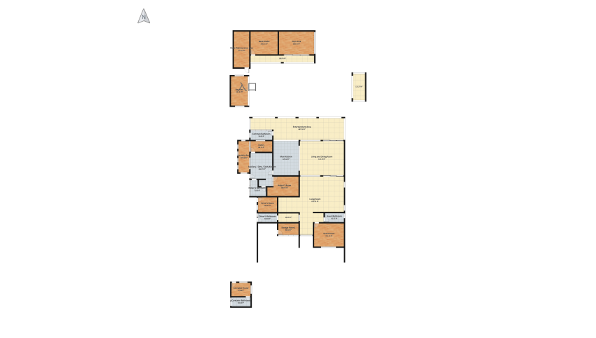 The Dream House - Modern Contemporary Luxury House floor plan 1096.9