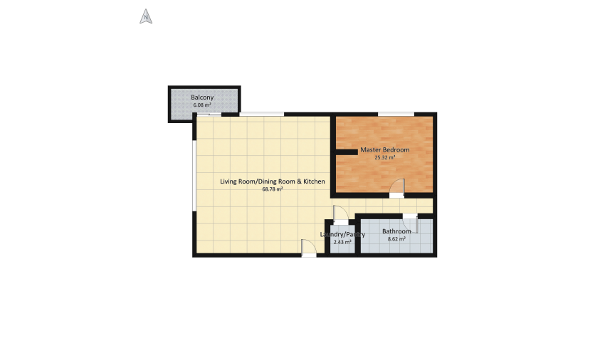 Tech ED Homestyler Project floor plan 124.97