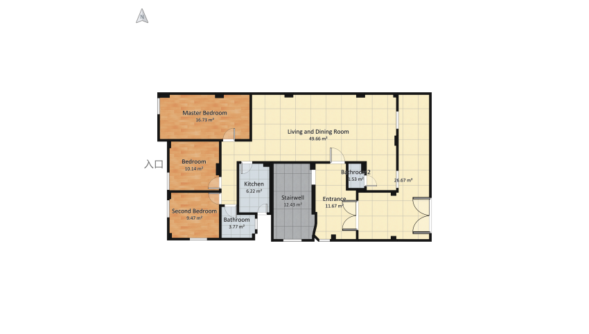 Family House (GROUND FLOOR) floor plan 154.62
