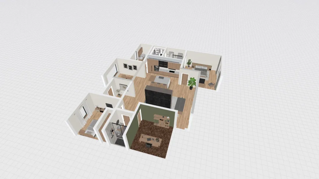 Aaron's Dream House_copy 3d design renderings